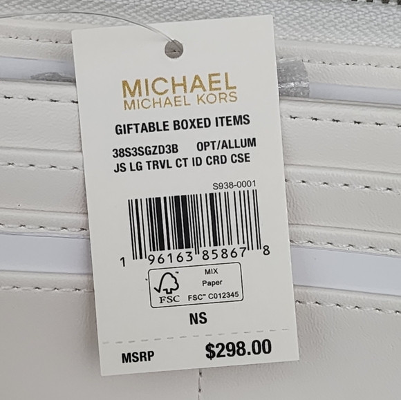 Michael Kors Jet Set Logo Giftboxed SET White - Picture 3 of 5
